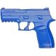 Blueguns SIG Sauer P250 Compact Training Guns, Weighted, No Light/Laser Attachment, Handgun, Blue, w/Picatinny Rail, FSP250CPRW