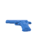 Blueguns Colt 1911 Commander Training Guns, Weighted, No Light/Laser Attachment, Pistol, Cocked and Locked, Blue, FS1911CCLW