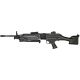 Blueguns FN Herstal 249 Training Guns, Not Weighted, No Light/Laser Attachment, Rifle, Black, FSM249B