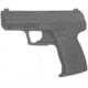 Blueguns Heckler &amp; Koch P2000 Euro Training Guns, Not Weighted, No Light/Laser Attachment, Rifle, Black, FSP2000EUB