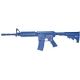 Blueguns Colt M4 Training Rifle, Not Weighted, No Light/Laser Attachment, Flat Top Open Stock, Fwd Rail, 14in Barrel, Blue, FSM4FTR14