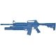 Blueguns Colt M4 Training Guns, Not Weighted, No Light/Laser Attachment, Rifle, Open Stock, Fwd Rail, M203 Grenade Launcher, Blue, FSM4RM203