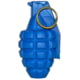 Blueguns Training Grenade, MK2 Fragmentation, Blue, FSMK2