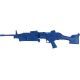 Blueguns FN Herstal 249 Training Guns, Not Weighted, No Light/Laser Attachment, Rifle, Blue, FSM249