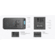 BLUETTI EP500 Solar Power Station, 2,000W/3,000W 5,100Wh, White, EP500-US-WH-BL-00
