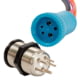BlueWater 22mm Push Button Switch - Nav/Anc Contact - Blue/Green/Red LED, One Size, 9059-3114-1