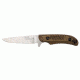 Benchmade Bone Collector Caping Fixed Knife, Plain Edge, Walnut Handle, Brown Sheath 15000-2