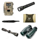 Bushnell Bone Collector 3-9x40 Riflescope, Matte Black, Multi-X Reticle, Box Pack with Bushnell 10x42 Trophy XLT Roof Prism Waterproof Binoculars, Green 234210 and Bushnell HD Torch Bone Collector LED Waterproof Flashlight 100400BC and Bushnell 8 Megapixe