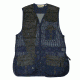 Bob Allen 285M Mesh and Leather Shooting Vest,Navy,XL 45017
