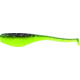 Bobby Garland Baby Shad Swim'R Soft Bait, 15, 2 1/4in, Licorice/Chartreuse Pearl, BGBSSW150-15