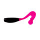 Bobby Garland Stroll'R Soft Bait, 12, 0.5in, Black/Hot Pink, SR0364-12