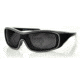 Bobster ZOE Sunglasses - Black Frame, Anti-Fog Smoked Lens BZOE101