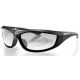 Bobster Charger Sunglasses - Black Frame, Anti Fog Clear Lens ECHA001C