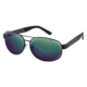 Bobster Bobster Commander Sunglasses, Matte Metallic Charcoal/Matte Black Frame, Brown HD Green Lens, BCOM101HD