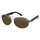 Bobster Bobster Commander Sunglasses, Matte Metallic Olive/Brushed Bronze Frame, Brown HD Silver Lens, BCOM102HD