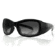 Bobster Drifter Convertible Sunglasses Goggles - Black Frame and Clear Lens BDRF001