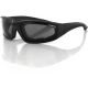 Bobster Foamerz 2 Sunglasses, Smoke Anti-fog Lenses, Black Frame, ES214