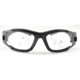 Bobster Resolve Interchangeable Sunglasses - Black Frame w Anti-fog Smoked and Clear Lens ERES101