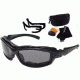 Bobster Road Hog II Convertible RX Sunglasses, Black Frame