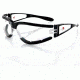 Bobster Shield II Sunglass, Black Frame, Clear Lens, ESH203