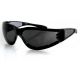 Bobster Shield II Sunglasses, Black Frame, Smoked Grey Lens, ESH201
