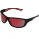 Body Glove Vapor 1802 Sunglasses, Rubberized Black Frame, Smoke with Red Mirror Polarized Lenses, 10241828.QTM