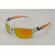 Body Glove Vapor 20 Sunglasses, Matte White Frame, Brown Polarized with Orange Mirror Lens, Polarized, 10228622.QTM