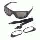 Body Specs MT-4 Sunglasses, Black Matte Frame, Smoke Lens - RX CUP w/Clear Lens Lens, MT-4 BLACK FRAME.13