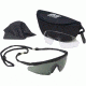 Body Specs Pistols Sunglasses, Black Frame, Smoke &amp; Clear Lens, PISTOLS-PKG-BLK-PAN.13