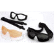 Body Specs Pistol Pro Black Goggles Smoke, Clear, Rust Lenses