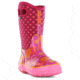 Bogs Classic Flower Dots Boot,Cherry,Size 1 71436-610-1
