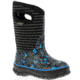 Bogs Classic Flower Stripes Boot,Black Multi,Size 5 71560-009-5