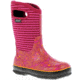 Bogs Classic Flower Stripes Boot,Fuchsia,Size 12 71560-660-12