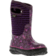 Bogs Classic Flower Stripes Boot,Purple Multi,Size 9 71560-540-9