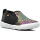 Bogs Kicker II Slip On Rainbow Leopard Shoes - Kids, Black Multi, 13, 72989K-9-13