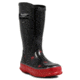 Bogs Rain Creepy Crawler Boot,Black Multi,Size 1 71859-009-1