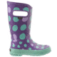 Bogs Rain Dots Boot,Grape Multi,Size 8 71452-544-8