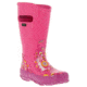 Bogs Rain Forest Boot,Pink Multi,Size 1 71739-690-1