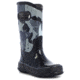 Bogs Rain Sharks Boot,Black Multi,Size 1 71928-009-1