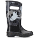 Bogs Rain Sharks Boot,Black Multi,Size 1 71928-009-1