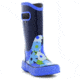Bogs Rain Spring Flowers Boot,Navy Multi,Size 8 71927-492-8