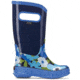 Bogs Rain Spring Flowers Boot,Navy Multi,Size 8 71927-492-8