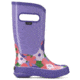 Bogs Rain Spring Flowers Boot,Violet Multi,Size 11 71927-546-11