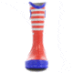 Bogs Rain Stripes Boot,Red Multi,Size 4 71547-640-4