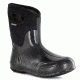 Bogs Womens Classic Mid Shiny Boot,Black Shiny,Size 7 60156-001-7