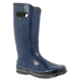 Bogs Womens Linen Rain Boot,Indigo,Size 6 71434-401-6