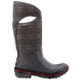 Bogs Womens Plimsoll Plaid Tall Boot,Gray,Size 12 71785-011-12