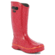 Bogs Womens Solid Rain Boot,Berry,Size 6 71287-652-6