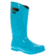 Bogs Womens Solid Rain Boot,Teal,Size 9 71287-444-9