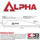 Bohning Alpha Ar 1250 Vane 2.8 Hot Pink 36pk